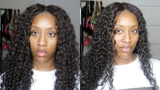 Maintaining Synthetic Curly Hair ft Milky Way Organique Water Curl  Shanice Antoinette [upl. by Iluj]