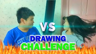 Drawing Challenge  Who Draws Better Darren VS Sophie [upl. by Bromley960]