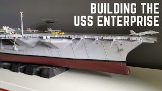 Tamiya 1350 USS Enterprise CVN65 Scale Model Kit [upl. by Neely]