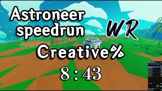 Astroneer Speedrun Creative 84388 WR [upl. by Bicknell663]