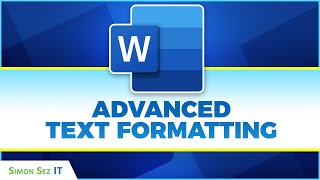 Advanced Text Formatting in Microsoft Word 2021365 [upl. by Trow]