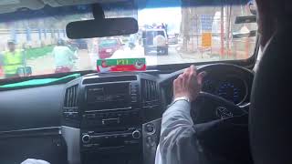 No protocol no road blockade Imran Khan driving like an ordinary citizen of Pakistan [upl. by Legnaleugim]