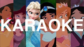 KARAOKE Medley de Princesas Disney Los SaviÃ±Ã³n [upl. by Merceer]