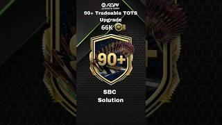 90 Tradeable TOTS Upgrade SBC  EA Sports FC 24 [upl. by Lyrpa]