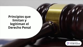 Enfoque Penal  Principios del Derecho Penal [upl. by Ardnohsal]