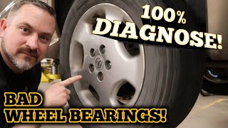 How to 100 diagnose a bad wheel bearing [upl. by York]