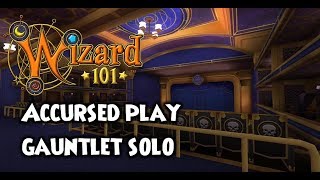 Wizard101 Accursed Play Gauntlet Solo [upl. by Keg]