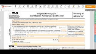 How to Fill W9 Form [upl. by Annij]