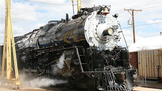 Santa Fe 2926 Steam Locomotive First Moves [upl. by Elder482]