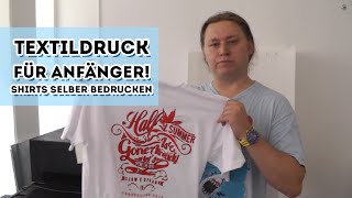 TShirts bedrucken  Textildruck für Anfänger [upl. by Magan15]