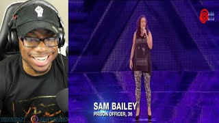 The X Factor Uk 2013 Bootcamp Sam Bailey REACTION [upl. by Eanerb825]