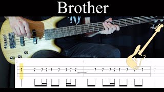 Brother Alice in Chains  BASS ONLY Bass Cover With Tabs [upl. by Tedmund]