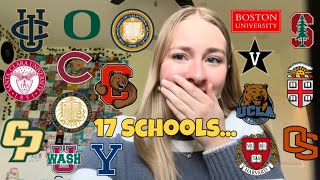 College Decisions Reactions 2024 ivies ucs more [upl. by Norda]