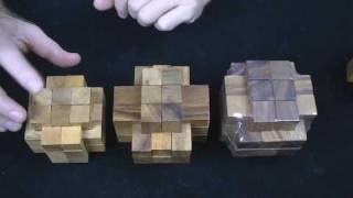 Burrs 6x6x6 VERY difficult wood brain teaser puzzles [upl. by Seys986]