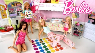 Barbie Dolls Summer Night Routine amp Pink RV Camping Trip [upl. by Welcy1]