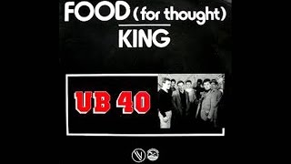 UB40  Food For Thought With Lyrics [upl. by Analem]