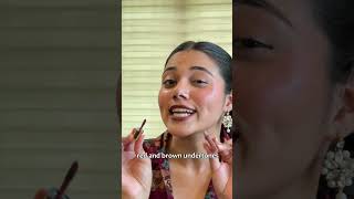 3 BROWN NUDE LIPSTICKS FOR ALL INDIAN SKINTONES shorts lipstick [upl. by Bilat]