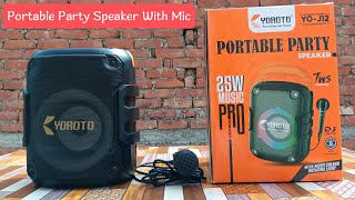 Portable Party Speaker With Mic BtechRaghav [upl. by Clarise456]