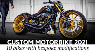 10 New Custom Motorcycles and Restomods of Iconic Bikes Roundup of Models 2021 [upl. by Miehar]