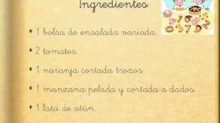 Receta de cocina para niños de primaria [upl. by Esened]