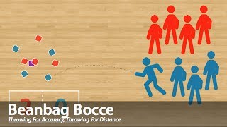 Beanbag Bocce  Physical Education Game Target [upl. by Eiramlatsyrk704]