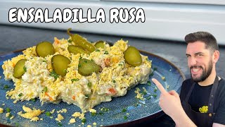 Cómo Hacer la ENSALADILLA RUSA Perfecta🤤  ¡RECETA FÁCIL [upl. by Zollie]