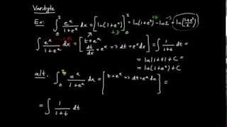 Integraler del 6  partialintegration och variabelbyte kombinerat med insättningsformeln [upl. by Raab]