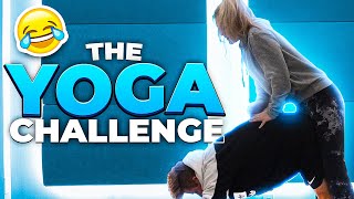 BrookeAB  COUPLES YOGA CHALLENGE w SYMFUHNY [upl. by Trebma]