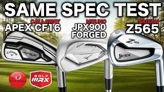 CALLAWAY APEX CF16 Vs MIZUNO JPX900 FORGED Vs SRIXON Z565 [upl. by Portuna165]