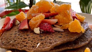 Easy Healthy amp Quick Banana Pancake Recipe  YummyFluffy Fruit Pancake Recipe [upl. by Berner]