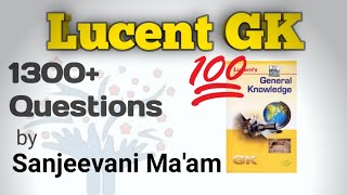 Lucent GK 1300 questions for all Government Exams full book explained Pdf [upl. by Oakman]