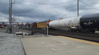 a westbound manifest entering Elkhart yard [upl. by Henry236]