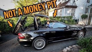 I Fixed The Expensive Convertible Roof On My 8900 SL55 AMG For Free Almost [upl. by Hemetaf661]