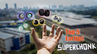 Top 5 Eartips for your Precious IEMS [upl. by Iyre]