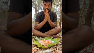 Crafting EcoFriendly LEAF PLATES in the heart of🌳 short camping survival lifehacks outdoors [upl. by Darryl904]