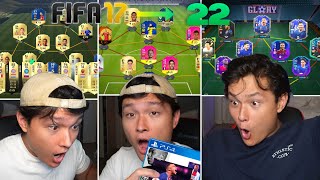 Jag gjorde en FUT DRAFT I ALLA FIFA [upl. by Etnoed]