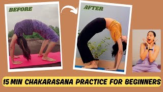 Chakrasana Made Easy  StepbyStep Beginners Guide to the Wheel Pose  chakrasana wheelpose [upl. by Flemming768]