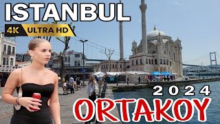 ISTANBUL TURKEY CITY CENTER ORTAKOY  4K WALKING TOUR [upl. by Hafeetal]