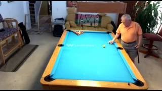 Positioning and Aiming in Billiard by CARLO BIADO with Subtitles [upl. by Eilojne]