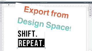 SOLVED Export SVGPNG from Cricut Design Space [upl. by Aidnic]