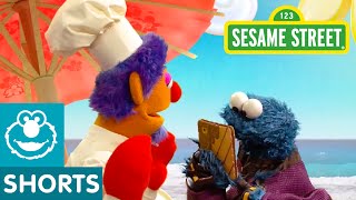 Sesame Street Cookie Relaxes on Pecan Sandy Beach  Smart Cookies [upl. by Adilen]