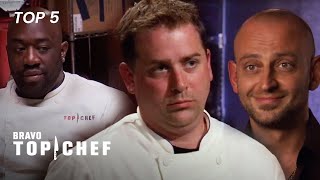 The Most Controversial Moments on Top Chef  Top Chef Top 5 [upl. by Martina857]