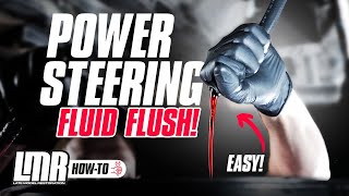 How To Flush And Bleed Power Steering Fluid System [upl. by Feodor]