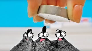 How to Make Magnetic Slime  Fun with Monster Magnets [upl. by Katine]