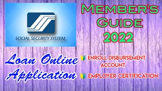 SSS Salary Loan Online Application │ Disbursement Account Eastwest Bank [upl. by Viglione717]