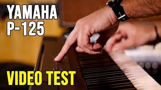 Yamaha P125 Video Test [upl. by Gefell]