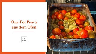 One Pot Pasta mit Feta aus dem Ofen  ANANINA [upl. by Ayotak]