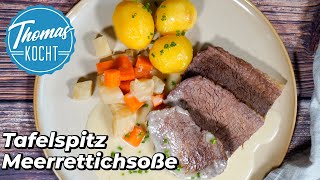 RinderTafelspitz mit Meerrettichsoße zubereiten  Thomas kocht [upl. by Htinek]