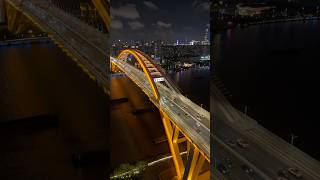 Lupu Bridge over Huangpu River  Shanghai [upl. by Honoria941]