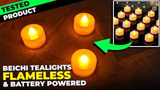 Are These Beichi Flameless Tea Lights Worth It We Tested [upl. by Auohp]